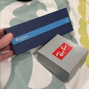 Waterman Box and ray ban